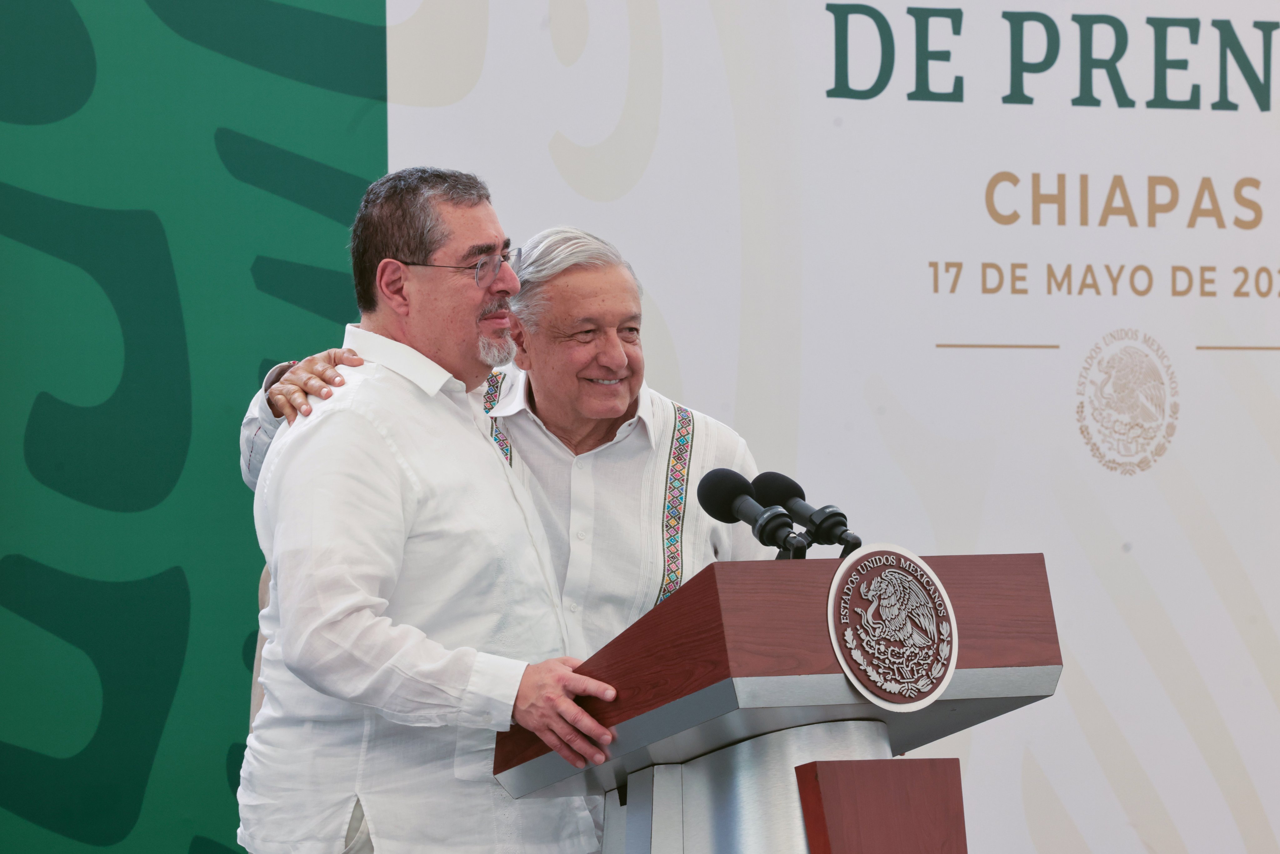 Fortalecen López Obrador y Arévalo la colaboración fronteriza entre México y Guatemala