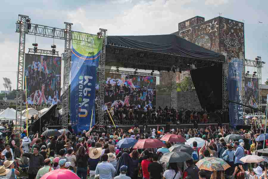 Celebra la UNAM su aniversario número 114 con concierto gratuito