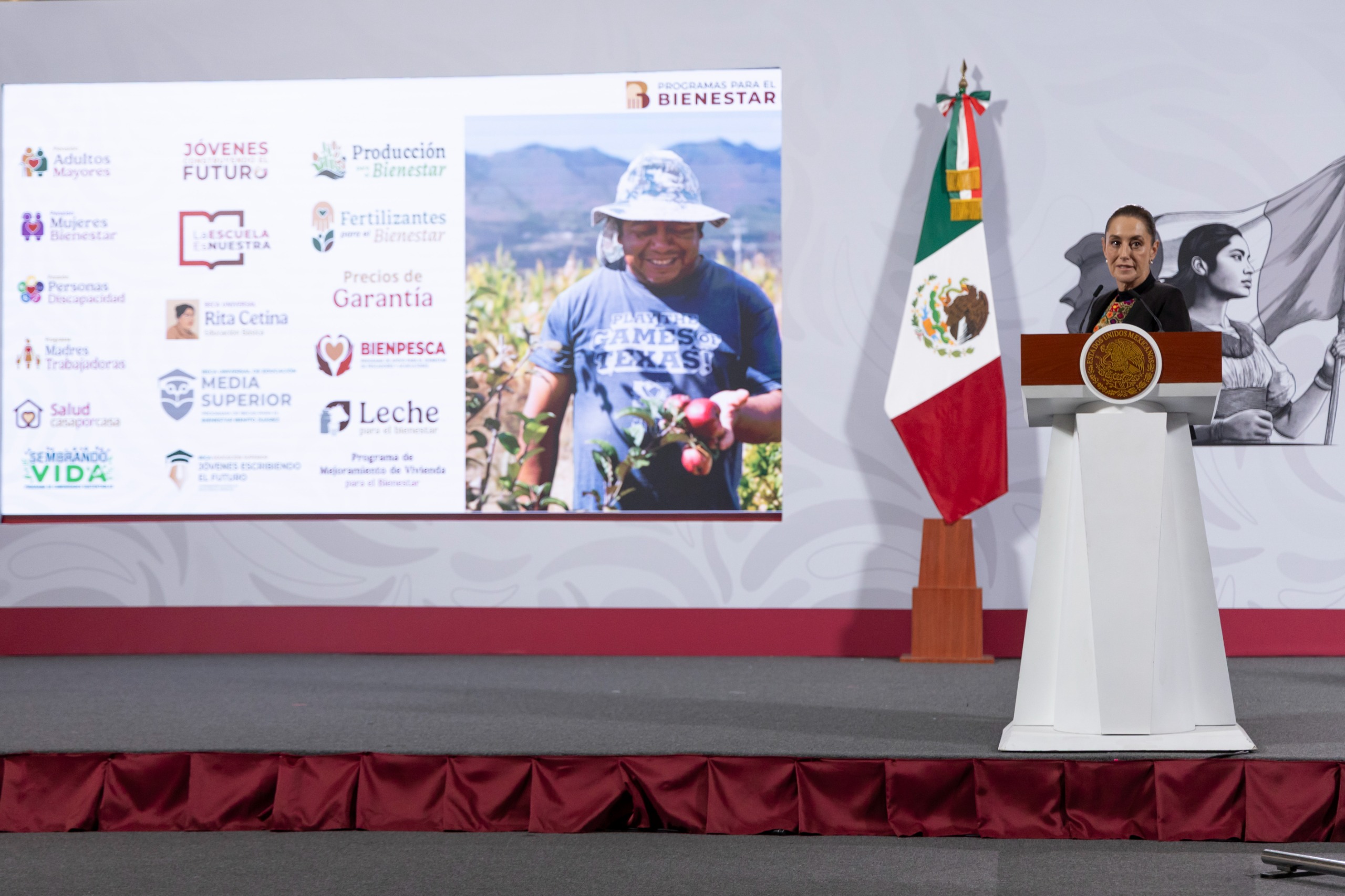 “Benefician Programas del Bienestar a 32.8 millones de personas”, destaca Claudia Sheinbaum