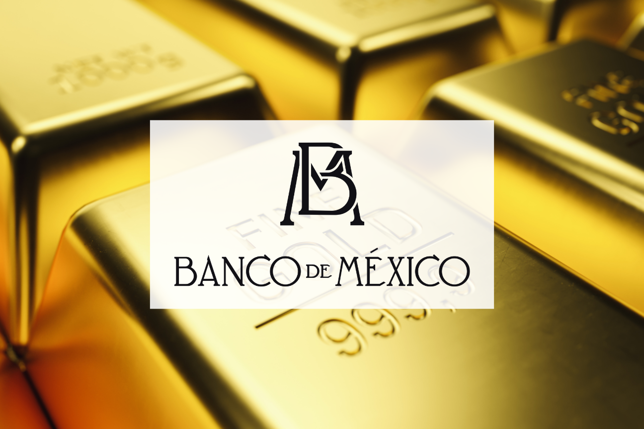 Reservas internacionales de oro de México se acercan a los 11 mil millones de dólares