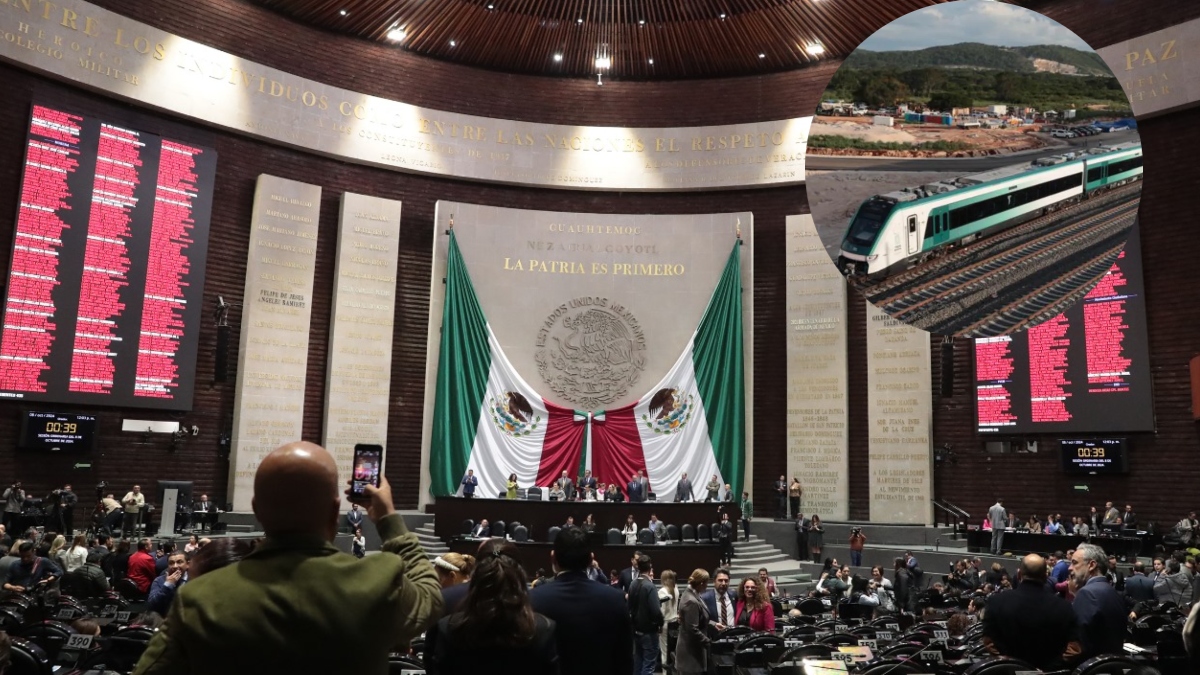 Aprueban Diputados la reforma para que el Estado retome vías férreas para transporte de pasajeros