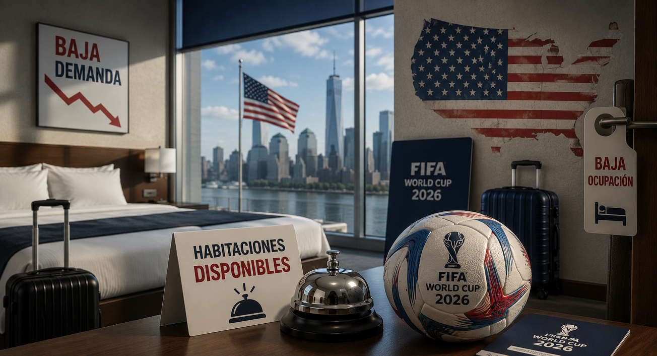 Mundial 2026 no despega en EEUU; hoteleros reportan baja demanda en 11 ciudades sede