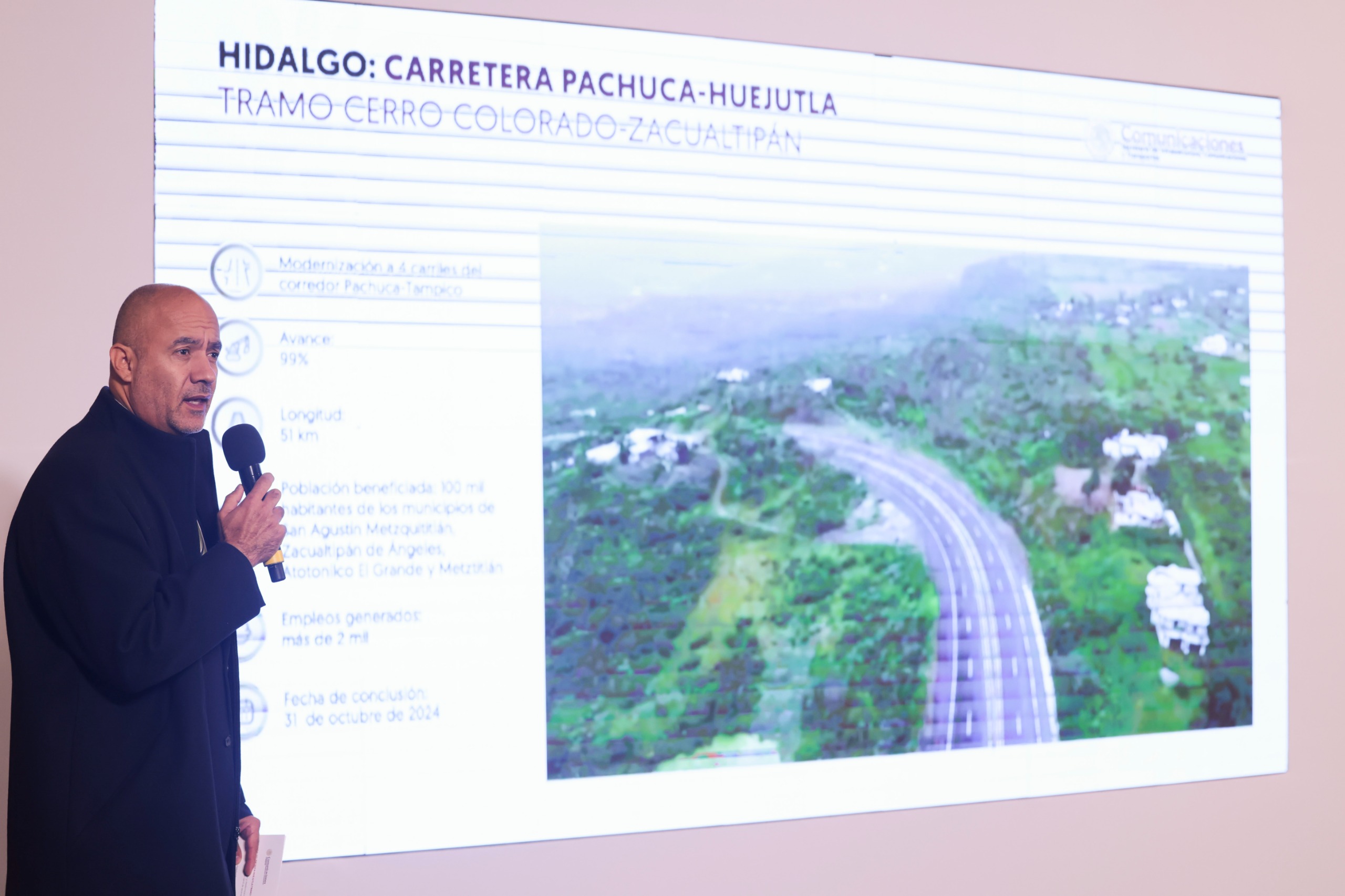 Informa Jesús Antonio Esteva avances en proyectos de infraestructura carretera