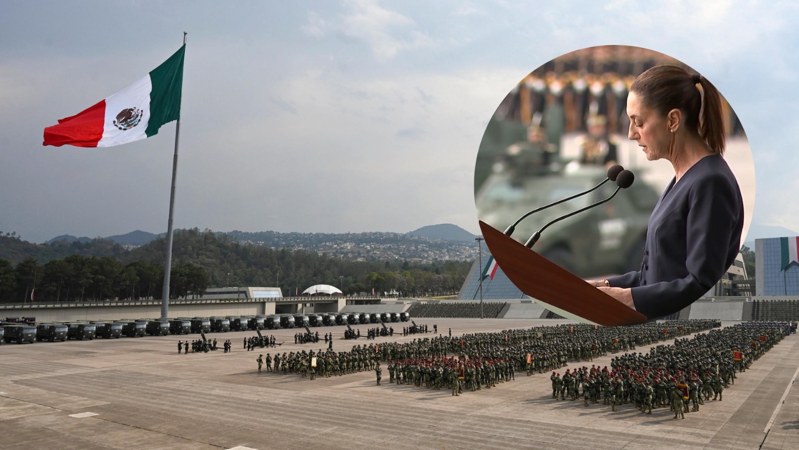 Encabeza la presidenta Claudia Sheinbaum la ceremonia del 105 Aniversario de la Columna de la Legalidad