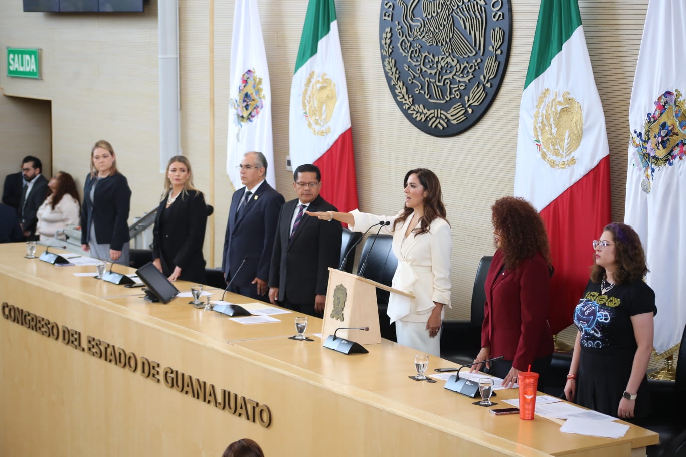 Rinde protesta Libia Dennise García Muñoz Ledo como la primera gobernadora de Guanajuato