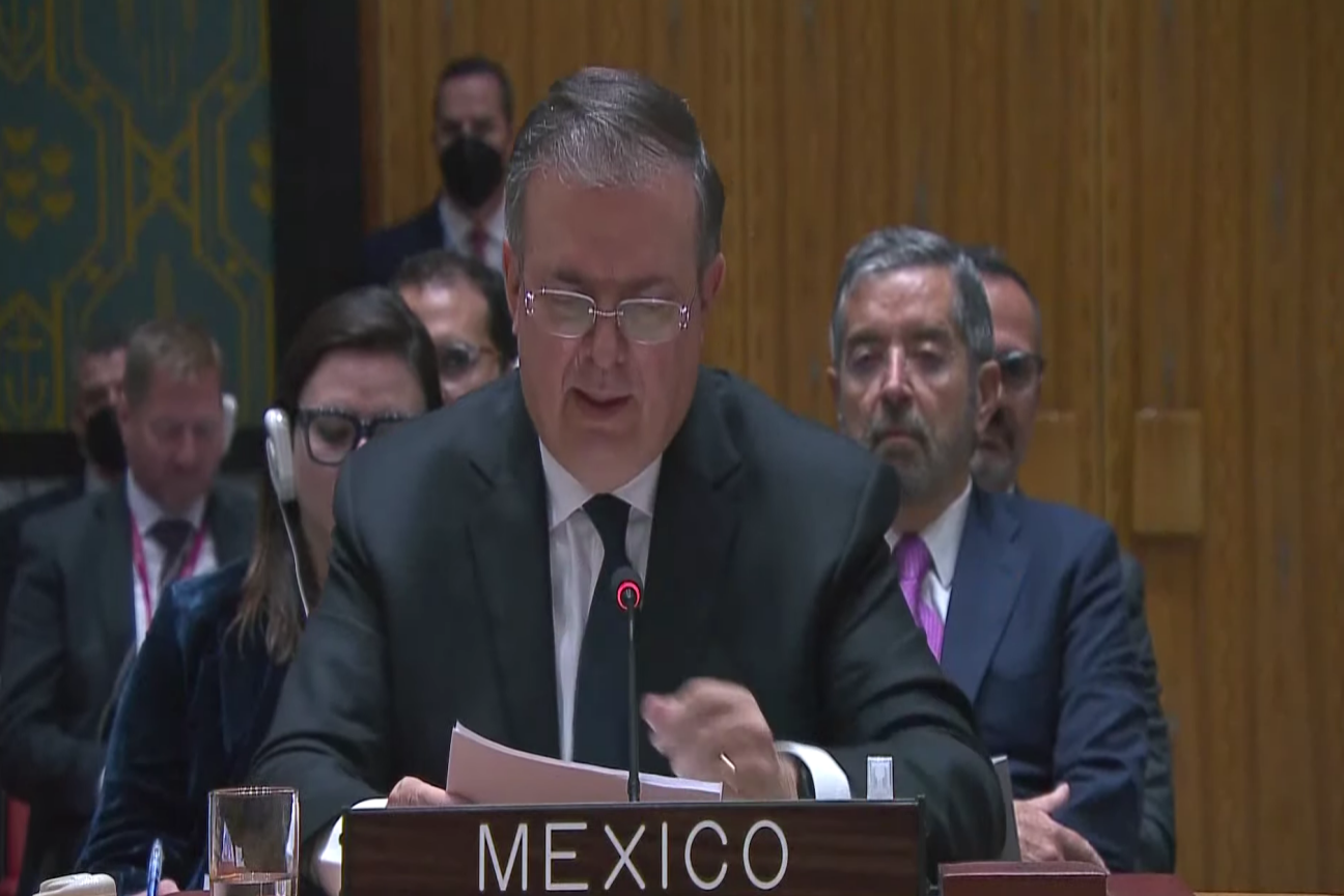 Presenta México Acuerdo Urgente por la Paz en Ucrania y pide llevar ante la justicia a responsables de crímenes de guerra