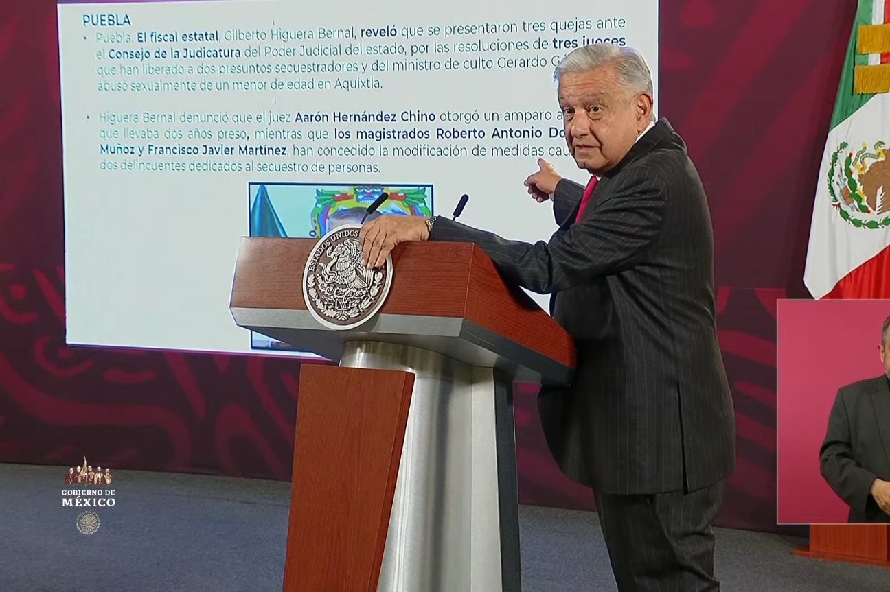 Denuncian a jueces que favorecen delincuentes en Puebla