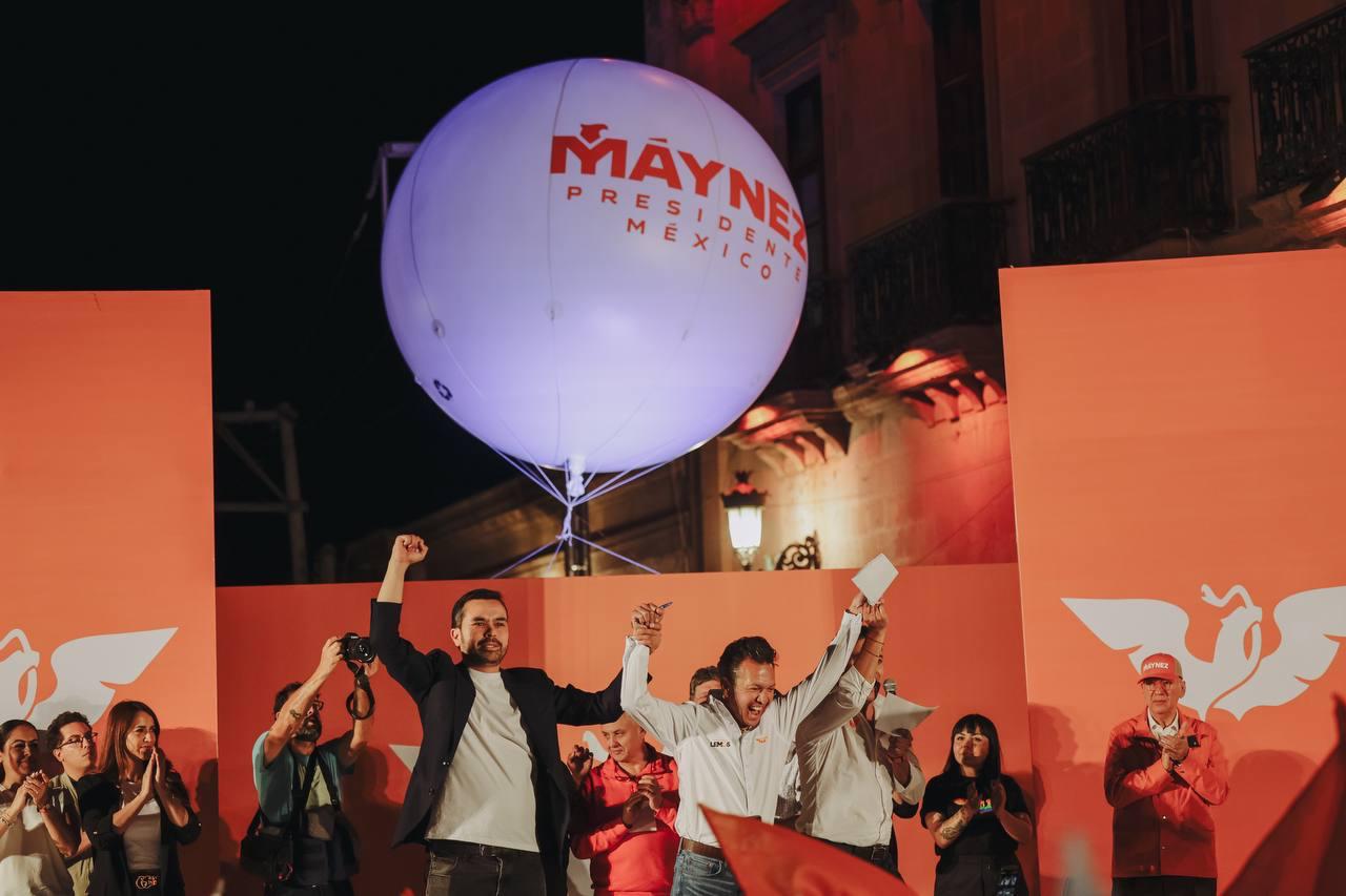 Inicia Álvarez Máynez su campaña presidencial en Lagos de Moreno, Jalisco