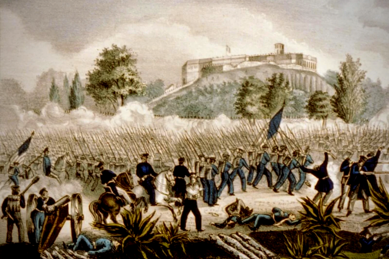 Del Castillo de Chapultepec al Zócalo 1847