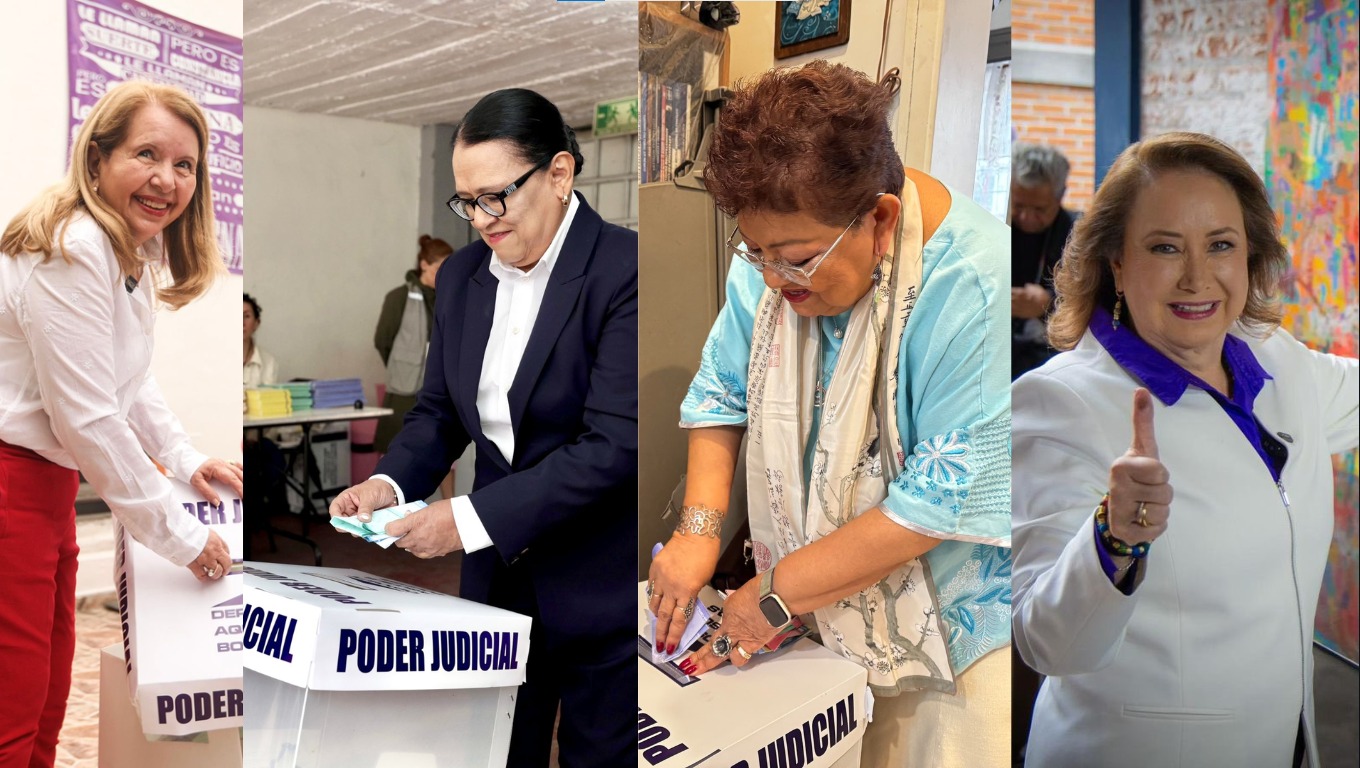 Emiten funcionarias y funcionarios su voto durante la primera Elección Judicial