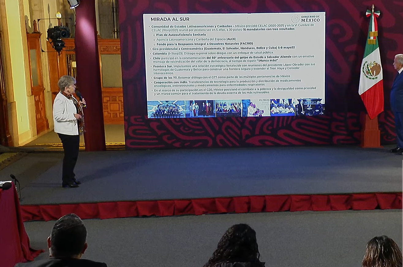 Expone Alicia Bárcena la Política Exterior Humanista de este sexenio