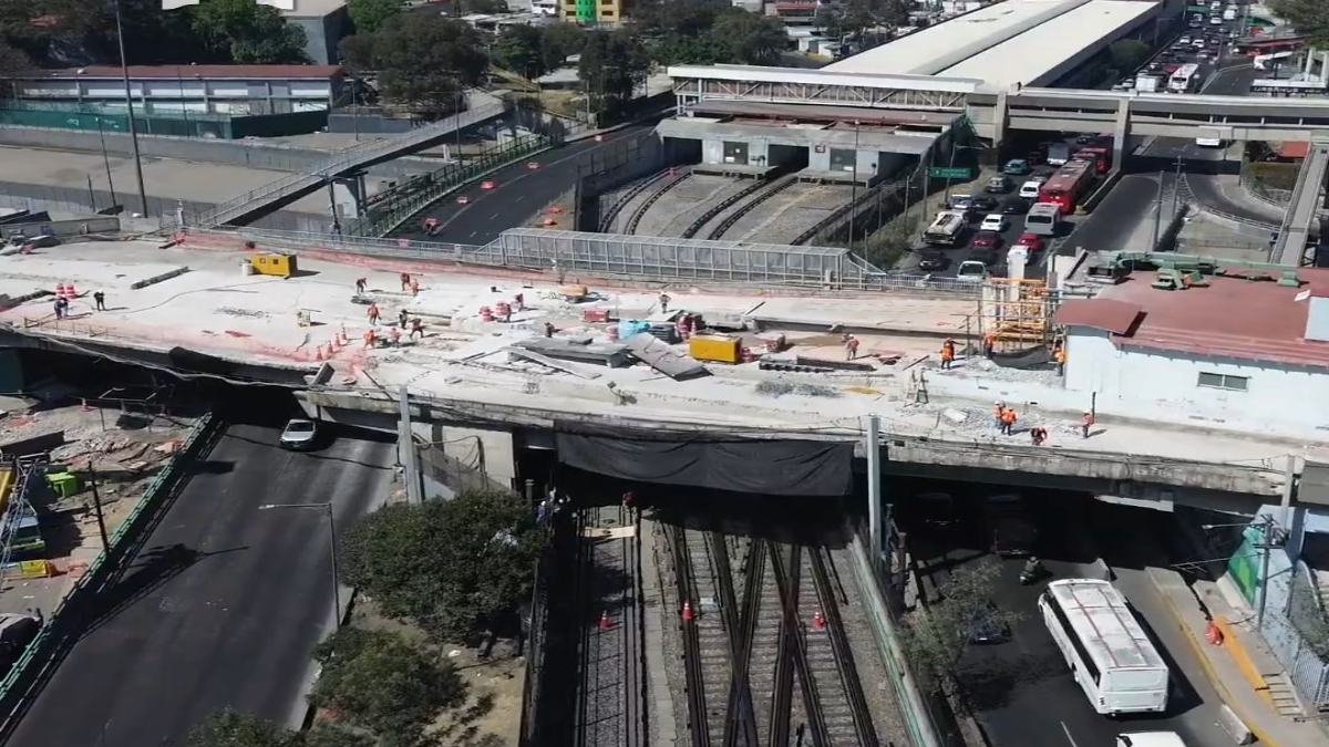 Cerrarán tramo del Eje 1 Norte, en CDMX, por obras de rehabilitación de la Línea 9 del Metro