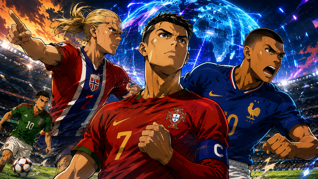 ¡Del estadio al anime!: la IA reinventa el Mundial 2026