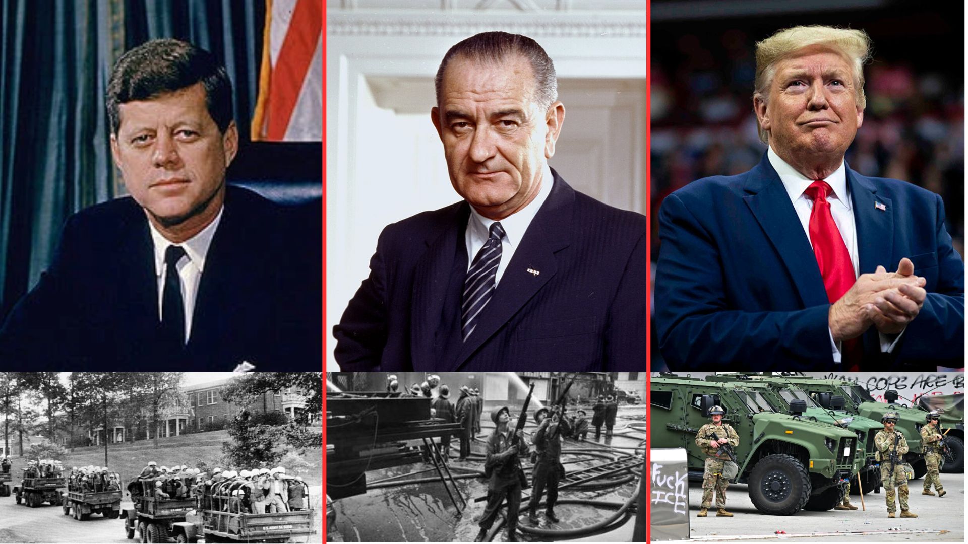 De John F. Kennedy a Donald Trump: presidentes y gobernadores de EE.UU. que desplegaron a la Guardia Nacional contra manifestantes