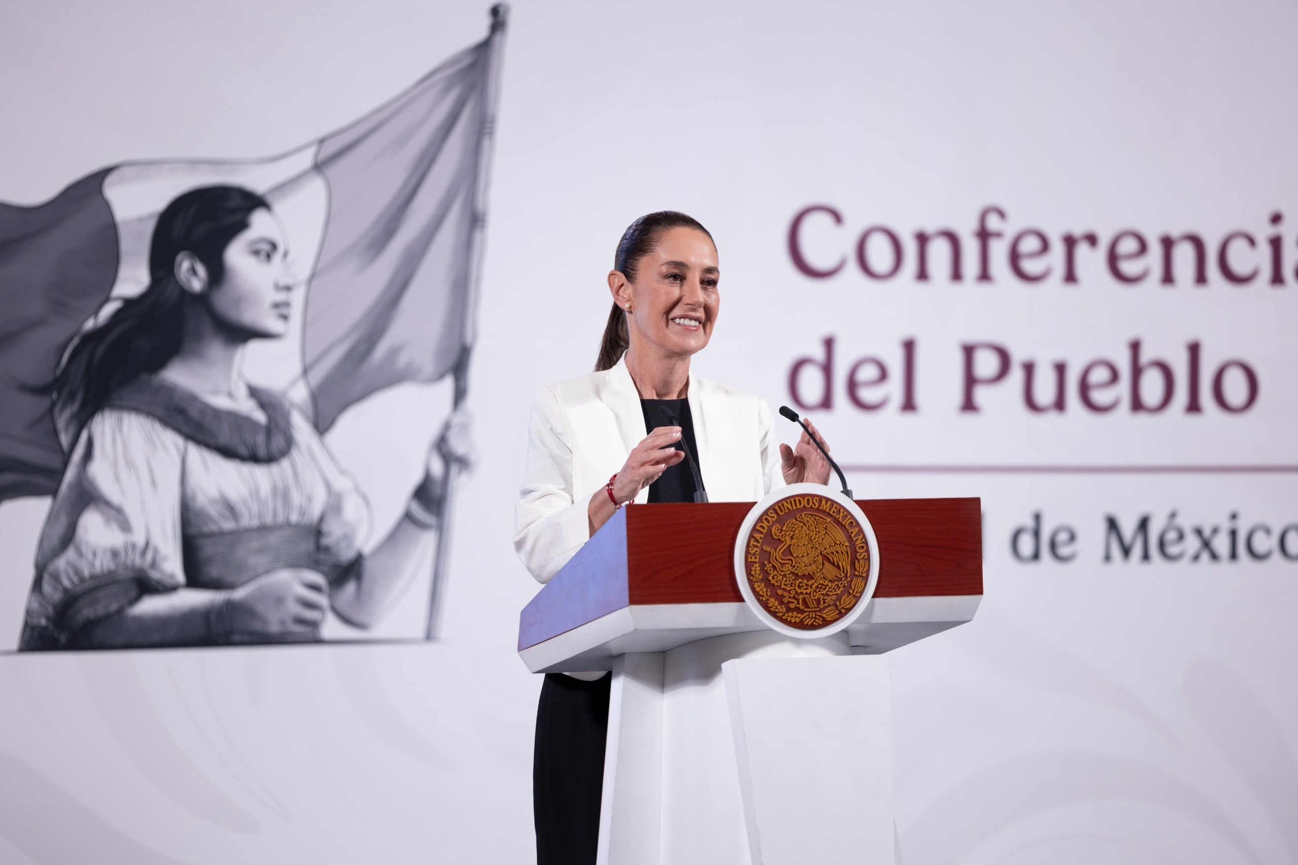 Obtiene presidenta Claudia Sheinbaum 78% de aprobación ciudadana