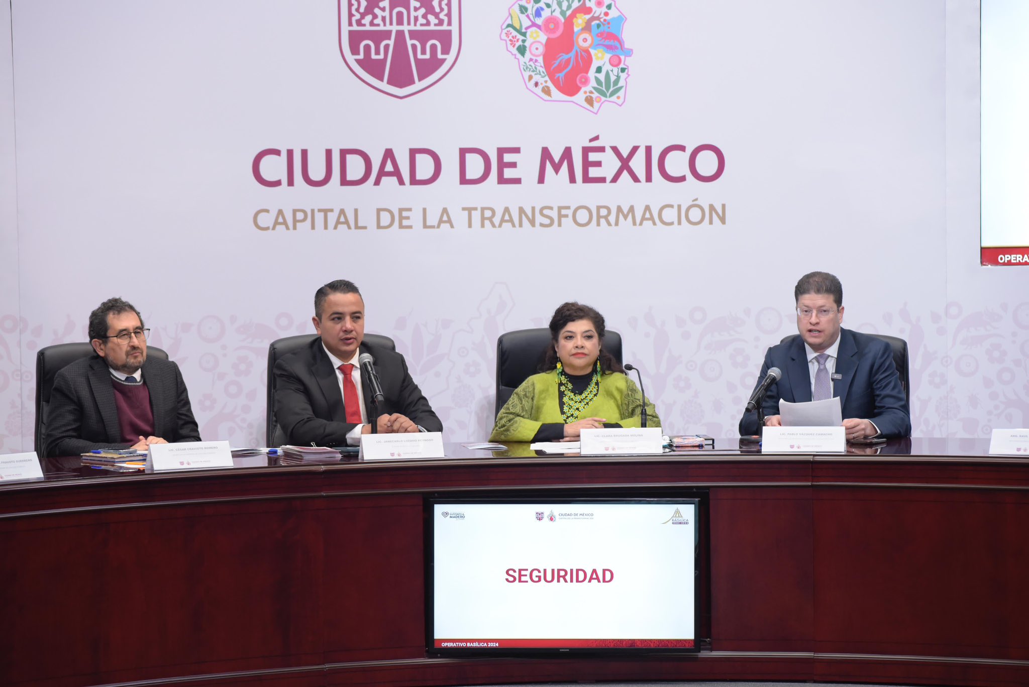 Presenta Clara Brugada Operativo Basílica de Guadalupe en la Ciudad de México