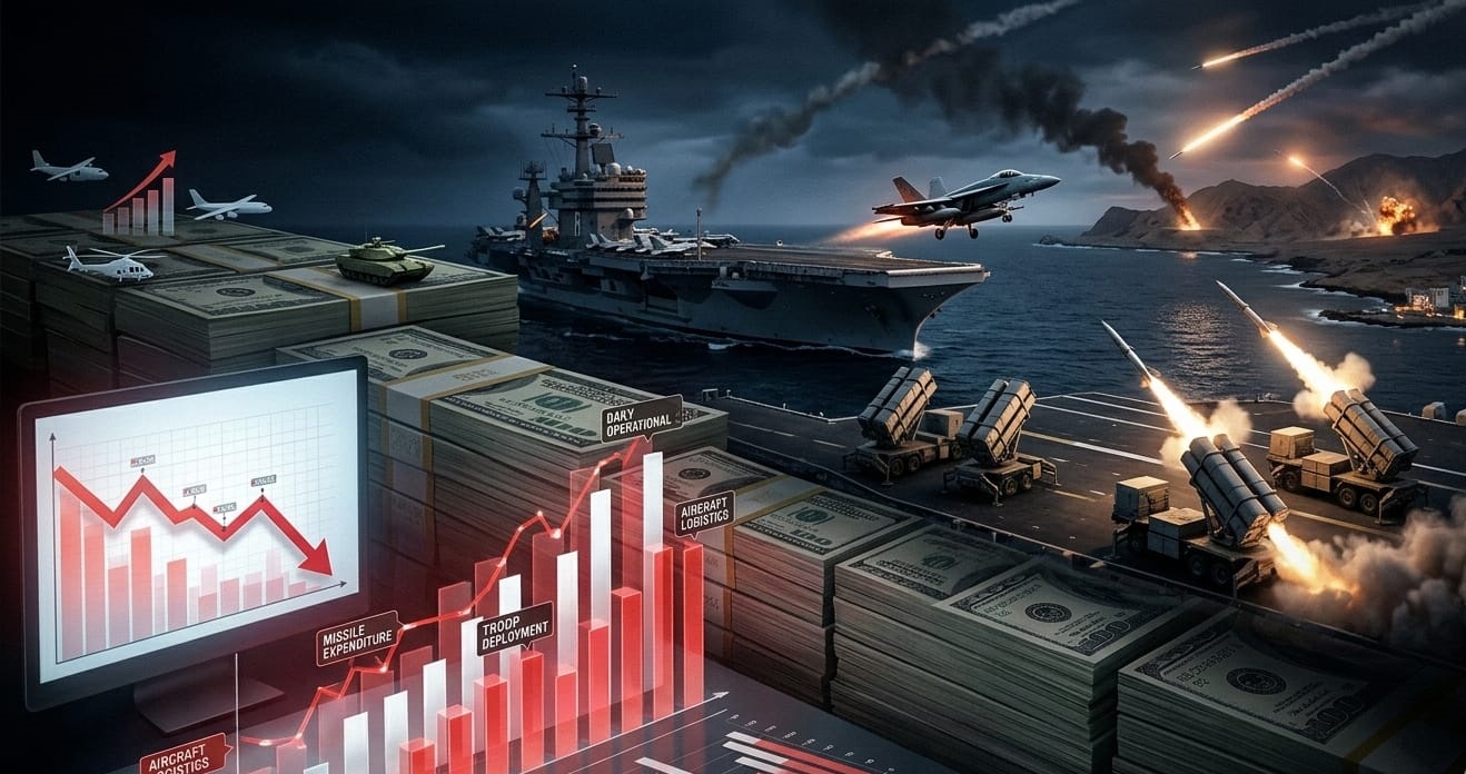 Conflicto contra Irán supera 5 mil mdd en costos militares para EE.UU. en solo cinco días