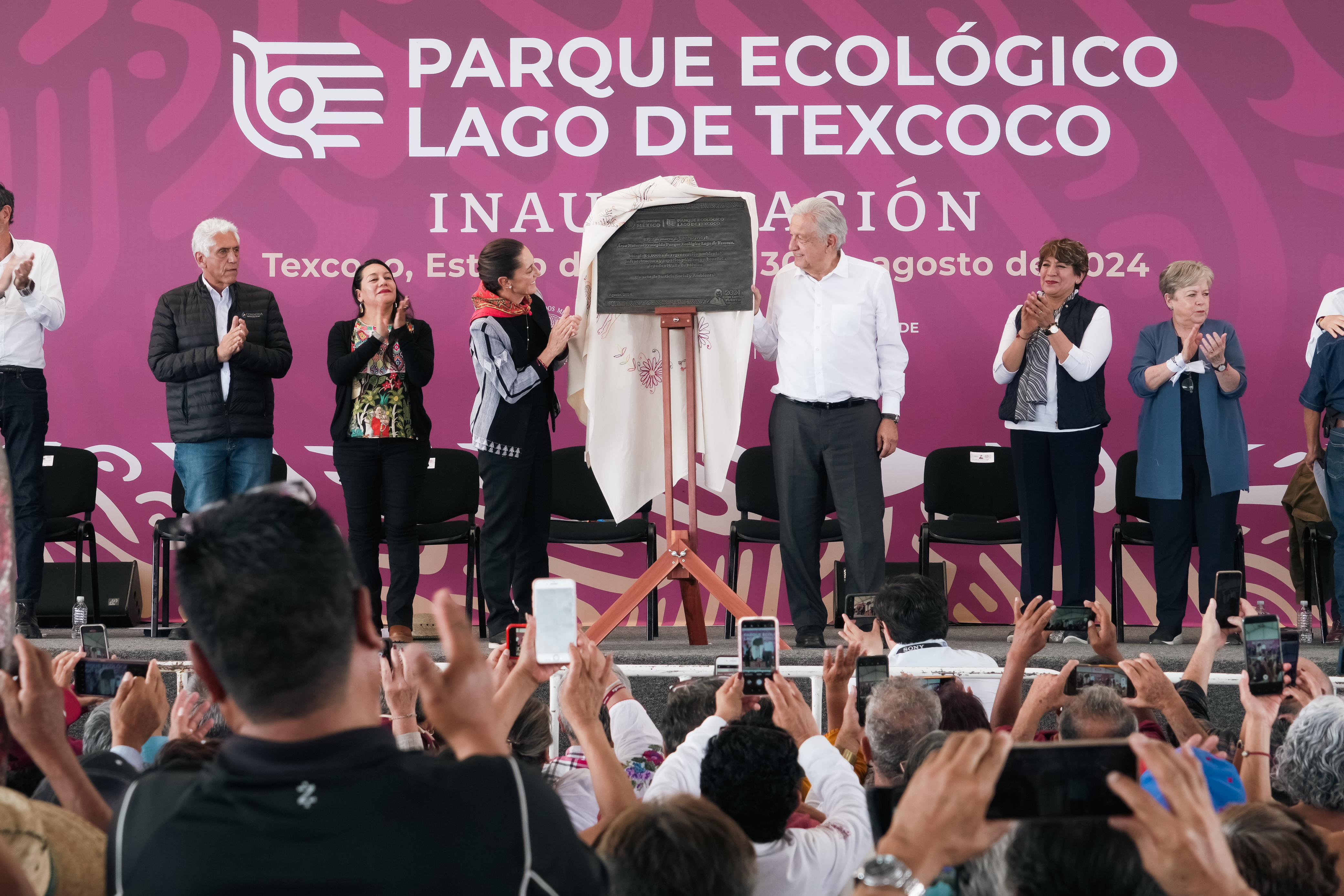 Inaugura el presidente López Obrador el Parque Ecológico Lago de Texcoco