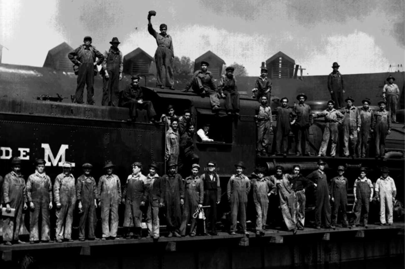 La aplastada huelga de ferrocarrileros enseña a quién sirve el partido Demócrata