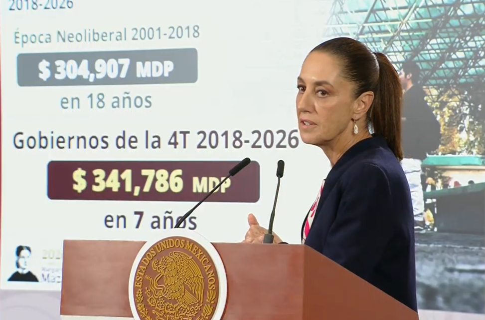 Anuncia Claudia Sheinbaum inversión histórica en infraestructura educativa por 350 mil millones de pesos