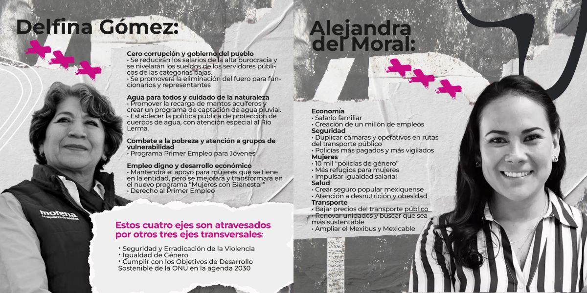 Candidatas presentan propuestas en Estado de México