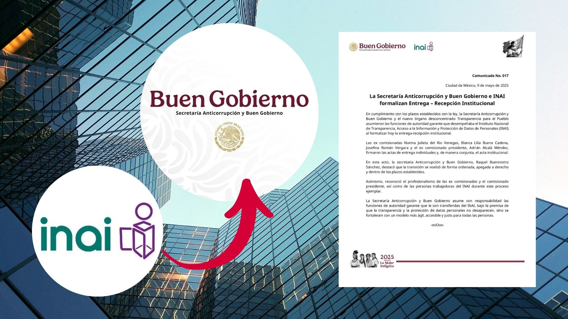 Asume la Secretaría Anticorrupción y Buen Gobierno las funciones del INAI