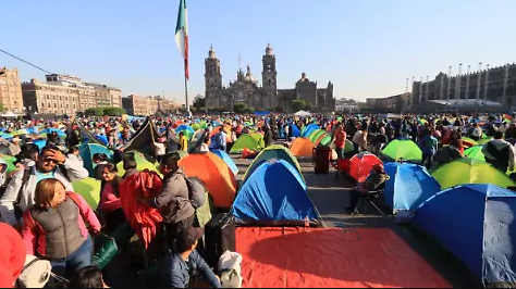 Acuerda Sección 22 de la CNTE, con sede en Oaxaca, terminar con paro de labores y levantar el plantón del Zócalo de la CDMX