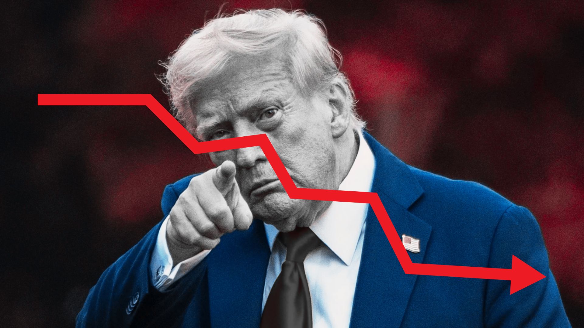 Cae 19% aprobación de Trump en los últimos 367 días; 56% desaprueba su gestión