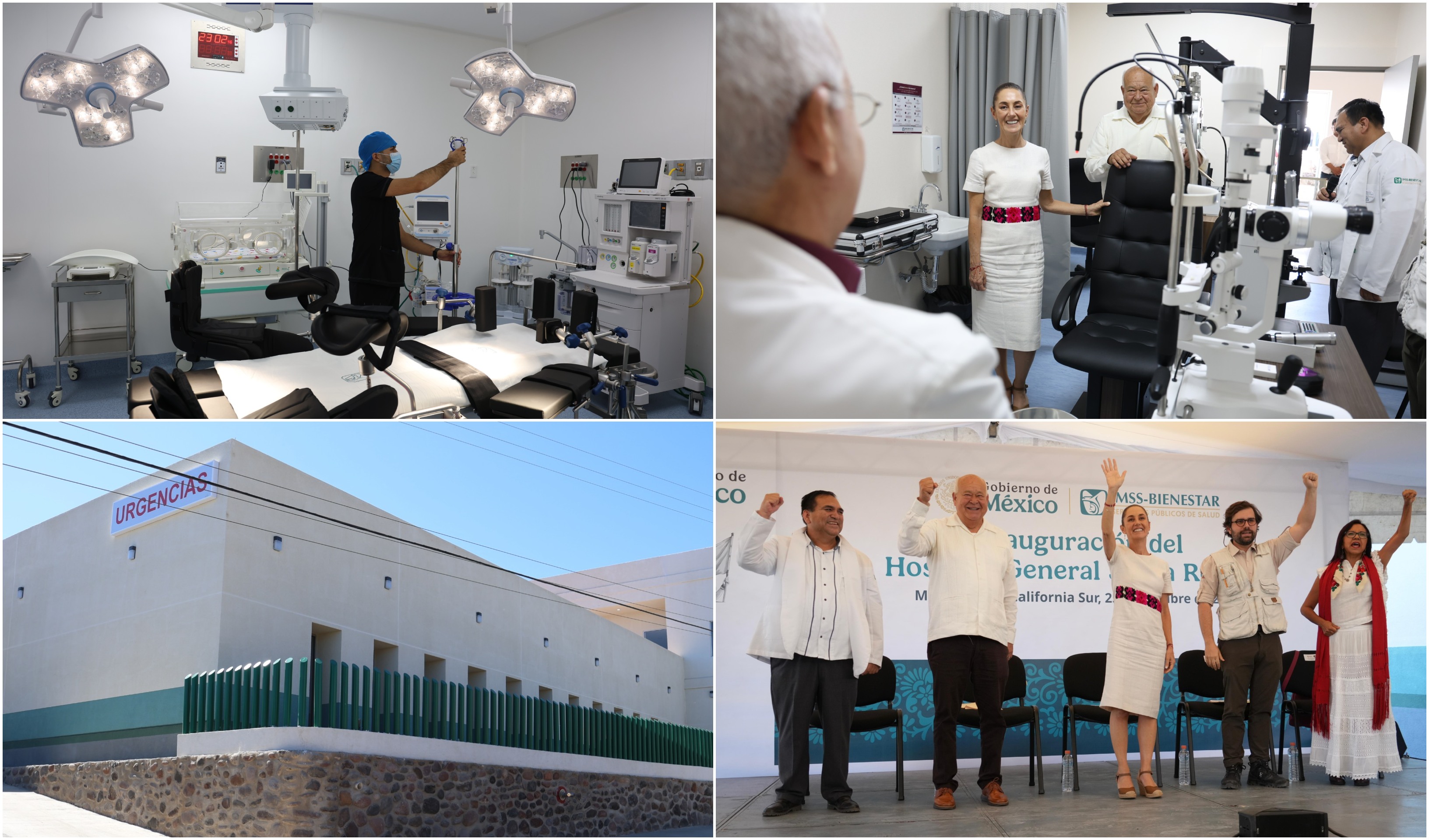 Inaugura Claudia Sheinbaum el Hospital General Santa Rosalía en BCS