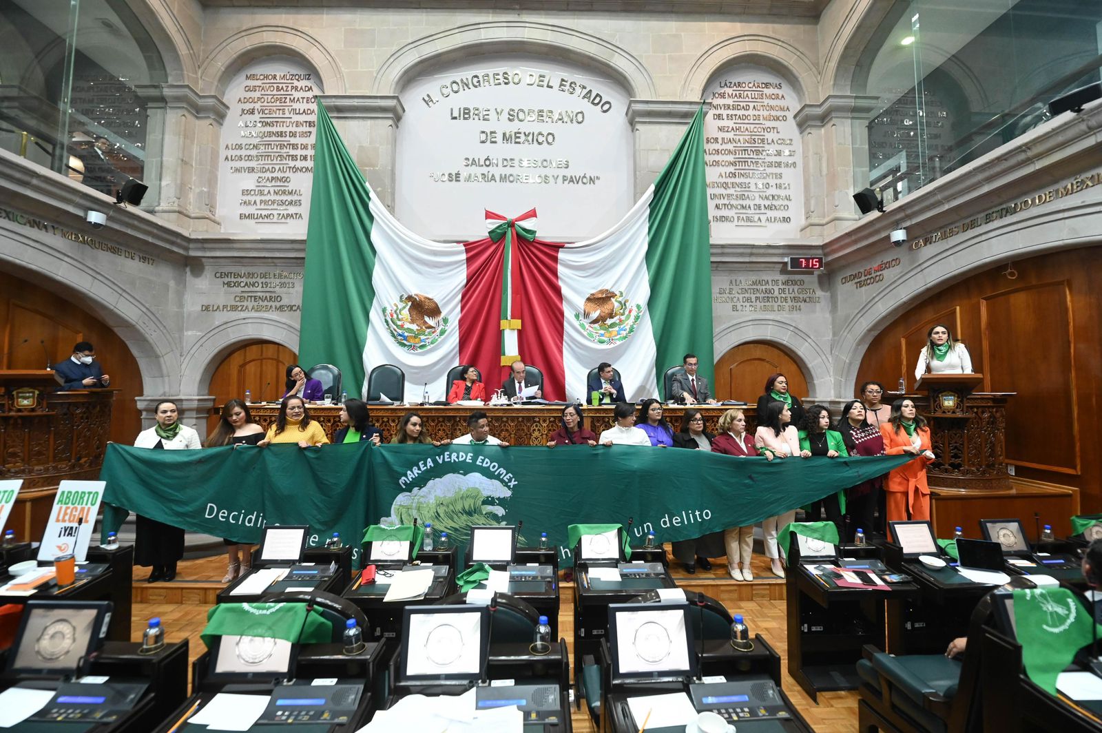 Aprueba Congreso del Estado de México despenalizar el aborto