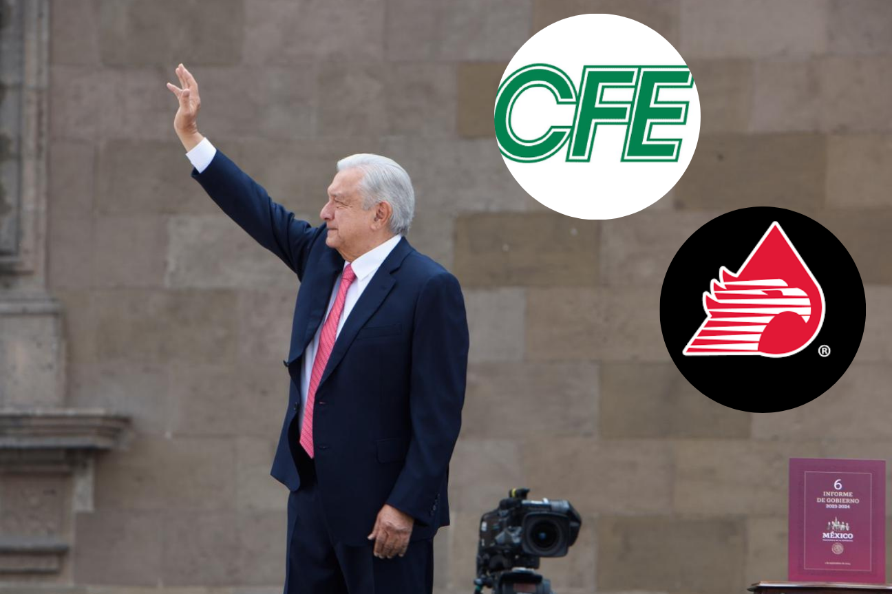 Destaca López Obrador el rescate de la CFE y Pemex durante su sexto informe de Gobierno