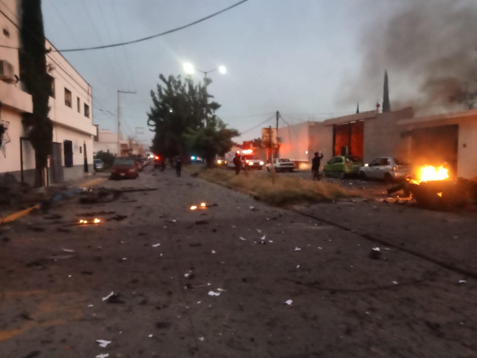 Estalla coche bomba en Acámbaro, Guanajuato