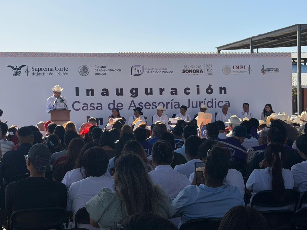 Inaugura IFDP nueva Casa de Asesoría Jurídica en Universidad del Pueblo Yaqui
