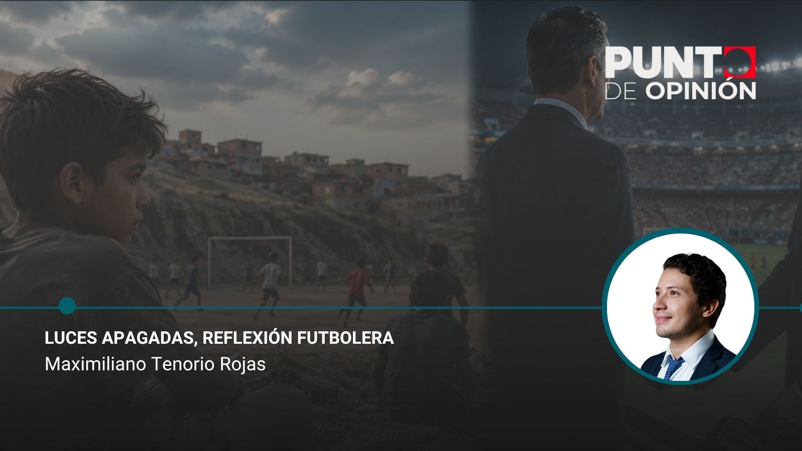 Luces apagadas, reflexión futbolera