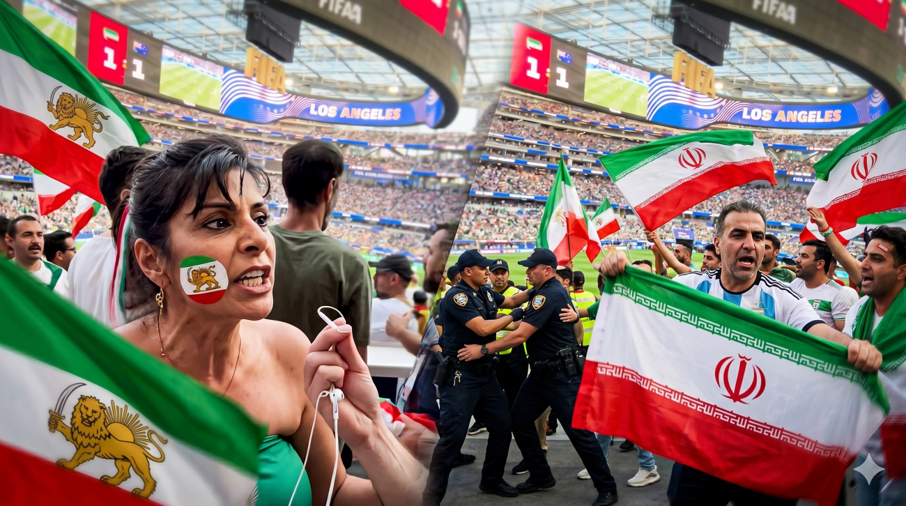 Por qué la bandera de Irán divide a los fanáticos en la Copa del Mundo