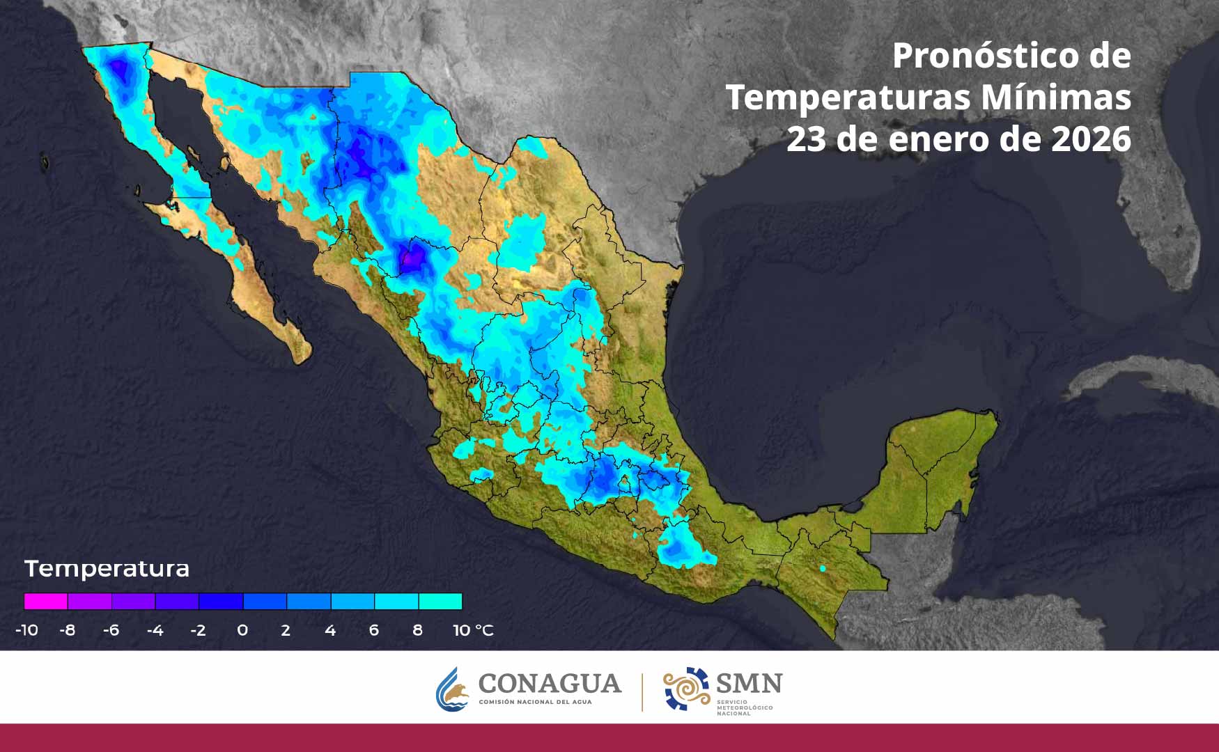 Exhorta Gobierno de México a extremar precauciones por temporal invernal severo en el norte, noreste y centro del país