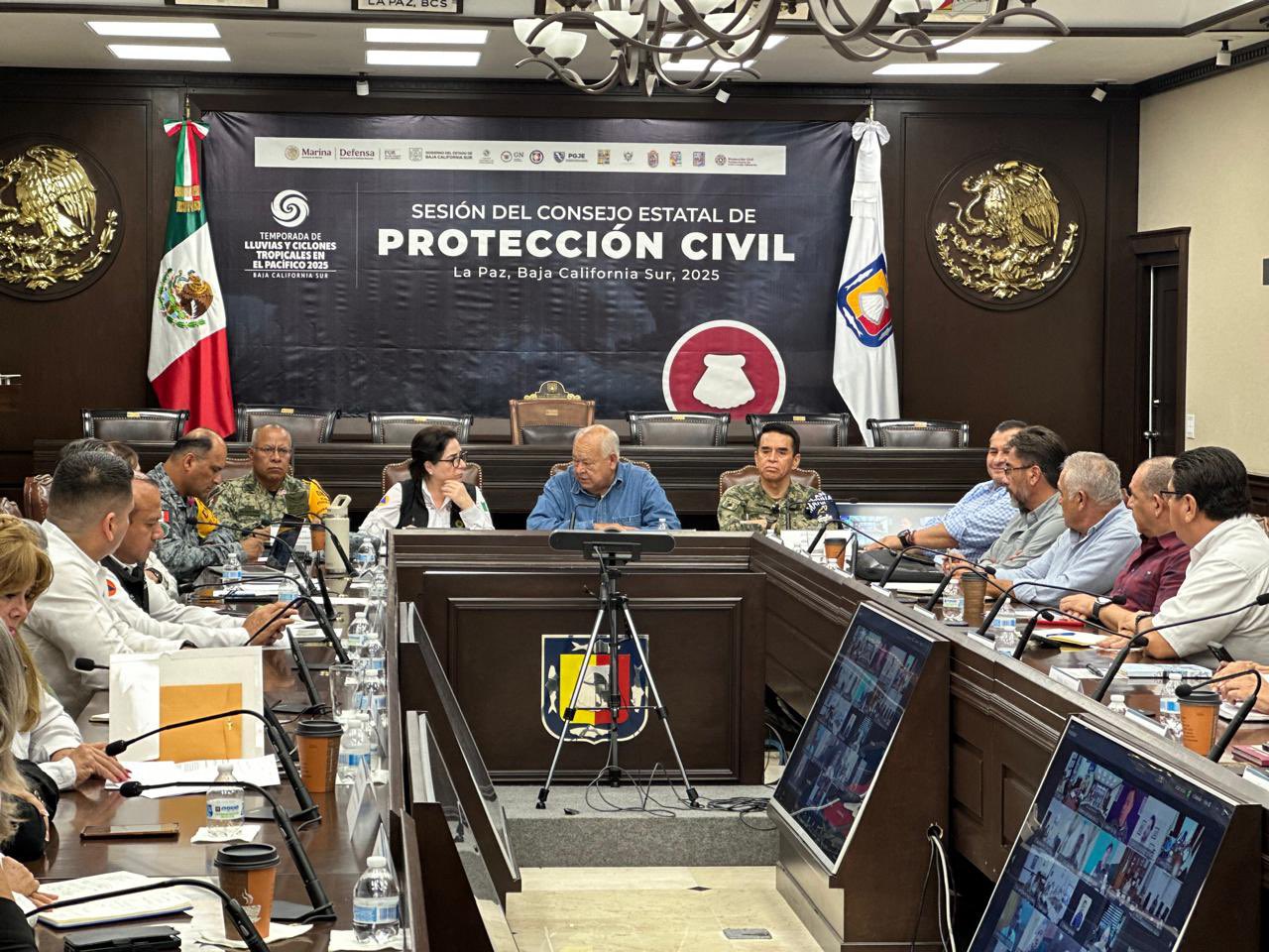 Encabezan CNPC y Gobierno de Baja California Sur acciones conjuntas frente al Huracán Priscilla