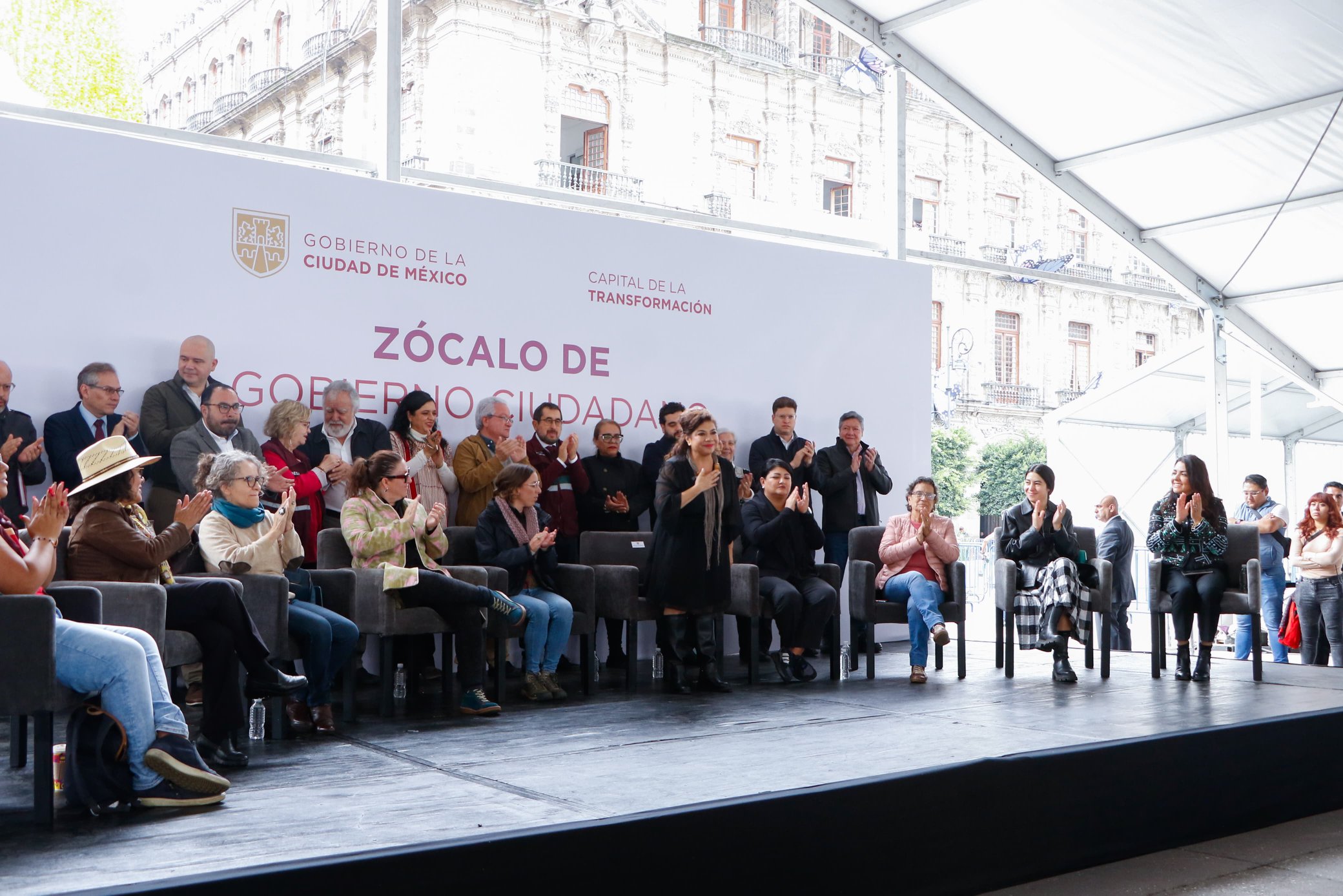 Arrancan Jornadas de "Zócalo de Gobierno Ciudadano" en la CDMX