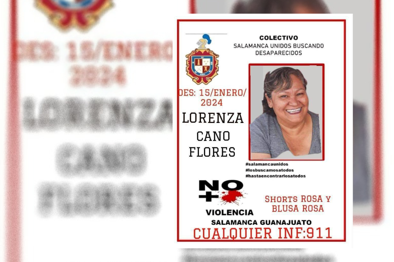 Exigen implementar operativo ante la desaparición de Lorenza Cano, buscadora en Guanajuato