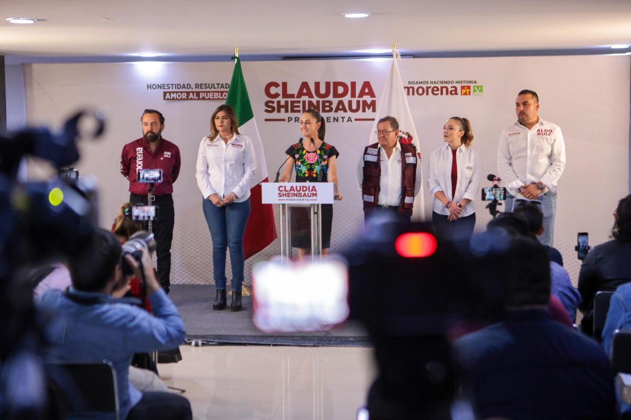 Anuncia Claudia Sheinbaum que implementará dos nuevas rutas del Tren de Pasajeros para el desarrollo en Aguascalientes