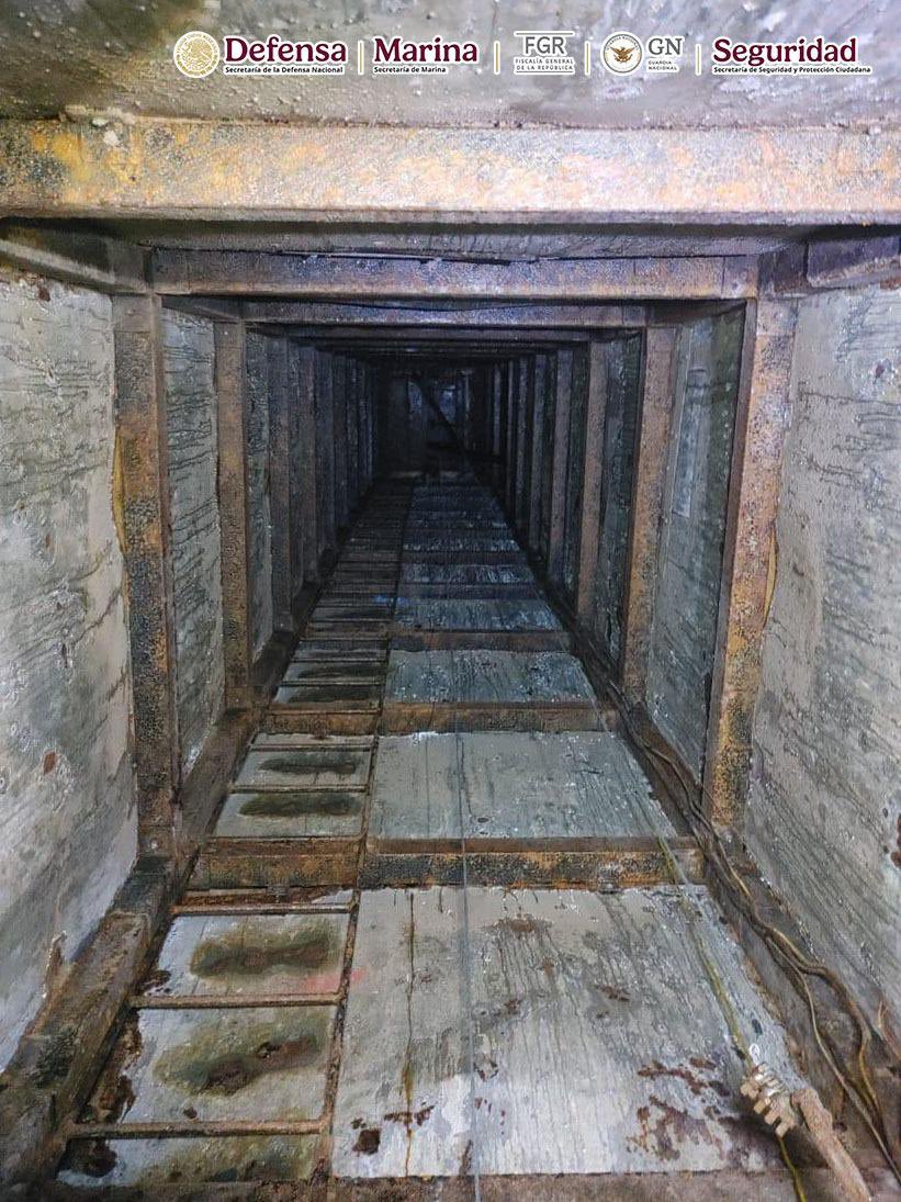 Localiza y clausura Gabinete de Seguridad túnel para trasiego de drogas que conectaba Baja California con San Diego, EEUU