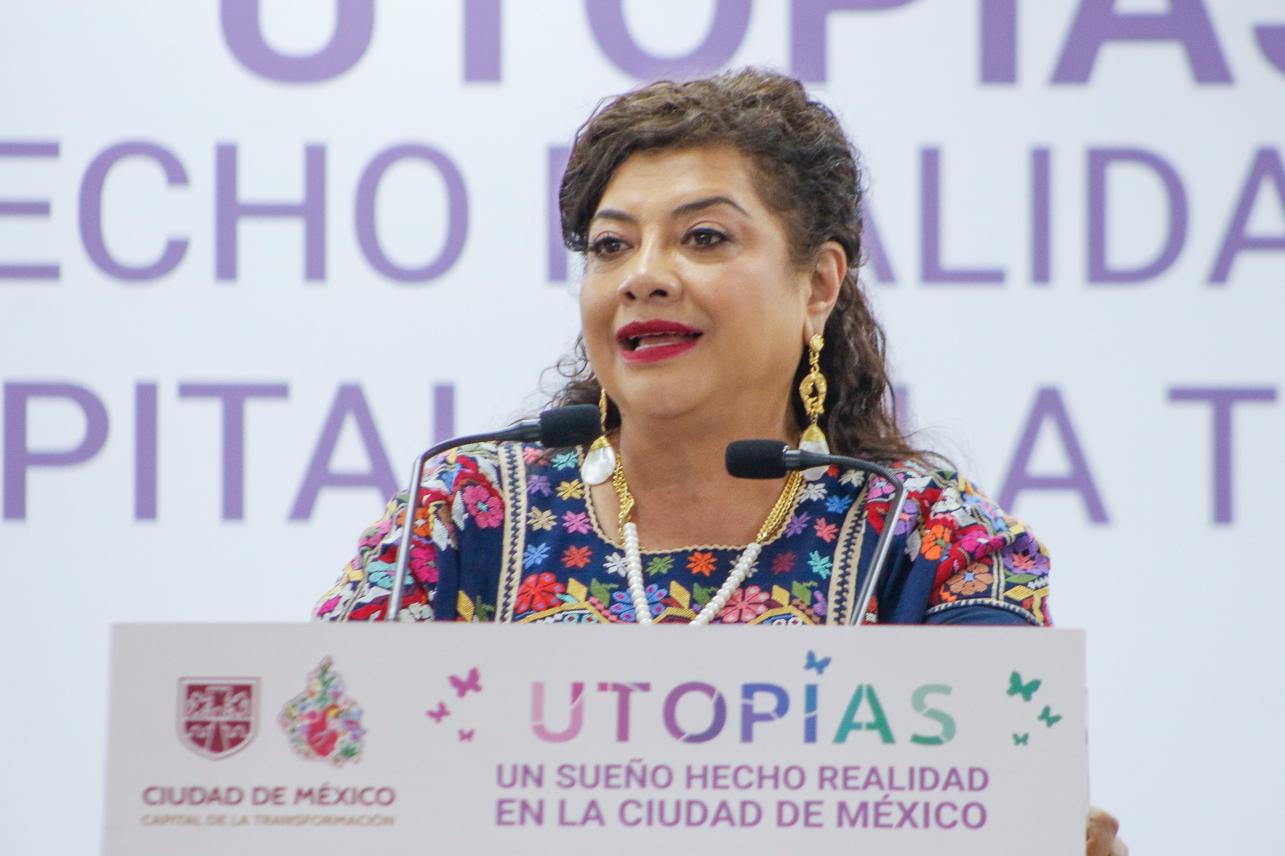 Anuncia Clara Brugada proyecto para crear 100 UTOPÍAS