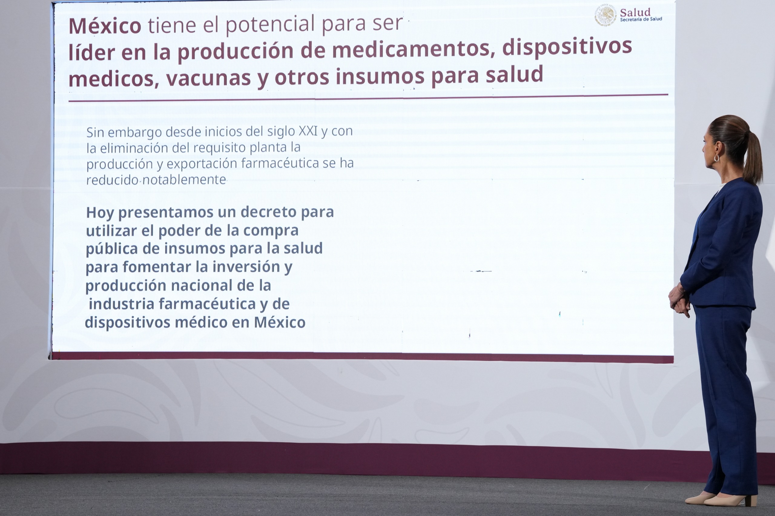 Presenta Gobierno de México el Decreto de Fomento a la Inversión Farmacéutica