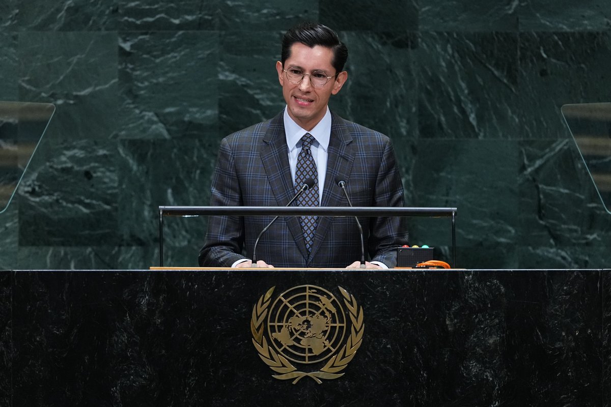 No injerencia, reconocimiento a Palestina y reducción de la pobreza: México en su discurso ante la 81 AGNU