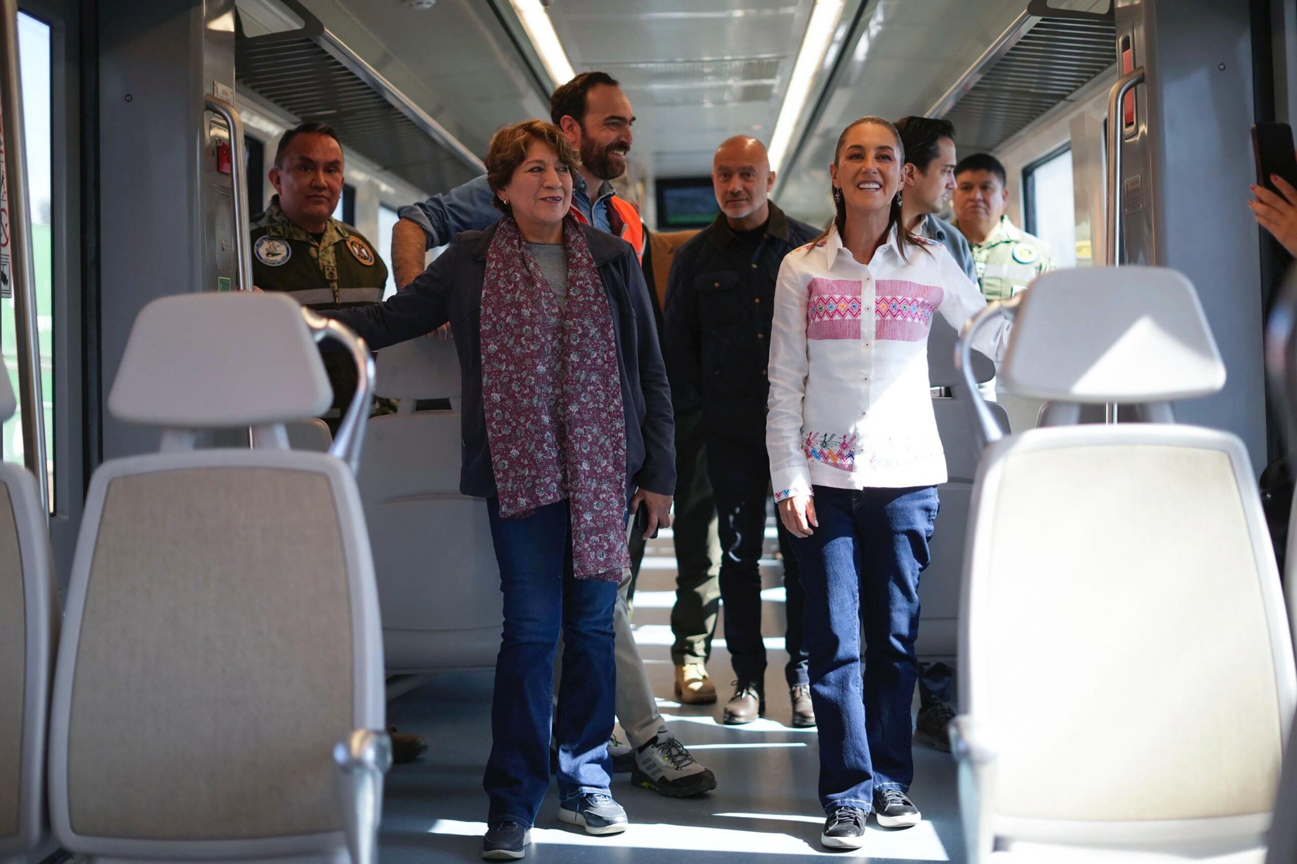 Anuncia presidenta Claudia Sheinbaum que Tren Lechería-AIFA estará listo en el primer trimestre de 2026