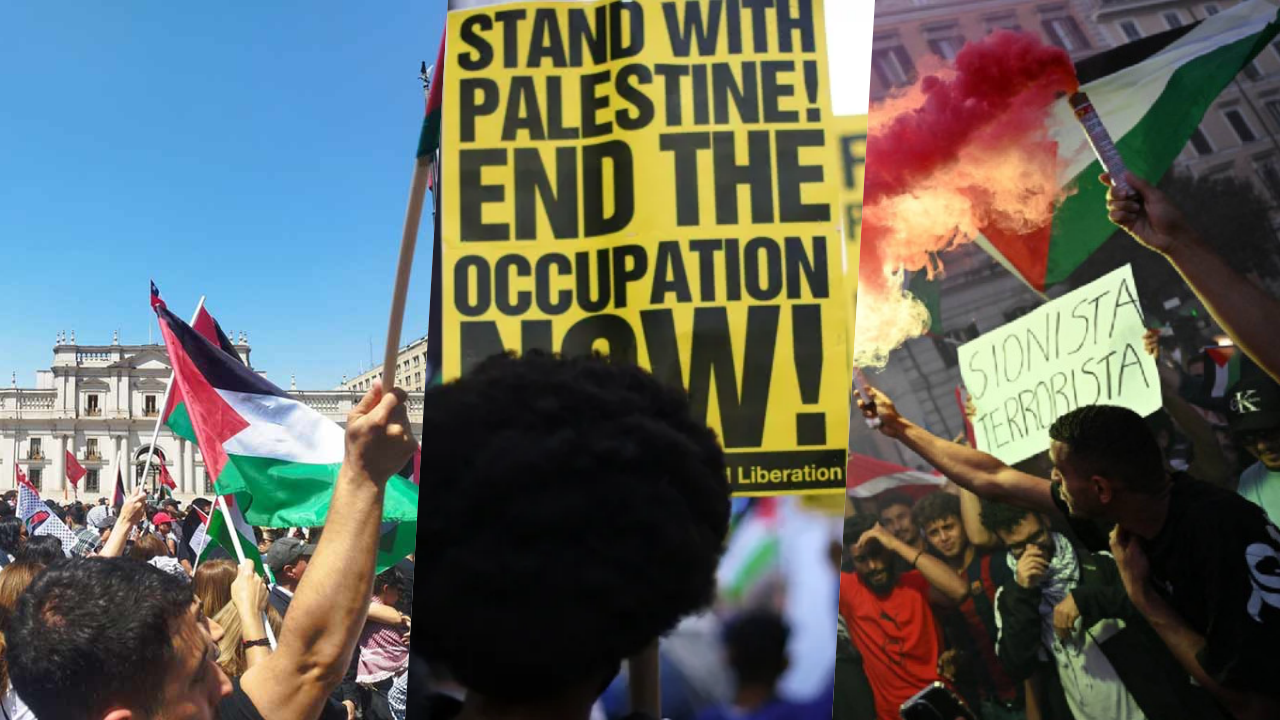 Realiza occidente manifestaciones en favor de Palestina y en condena a los ataques de Israel