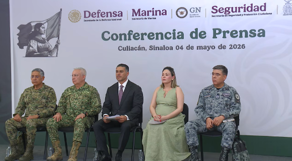 Refuerza Gabinete de Seguridad presencia en Sinaloa y garantiza apoyo total al gobierno interino
