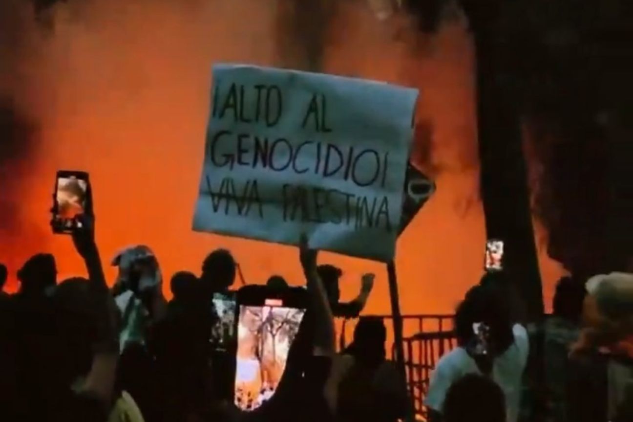 Protesta en la Embajada de Israel en México deriva en enfrentamiento con elementos de la SSC – CDMX