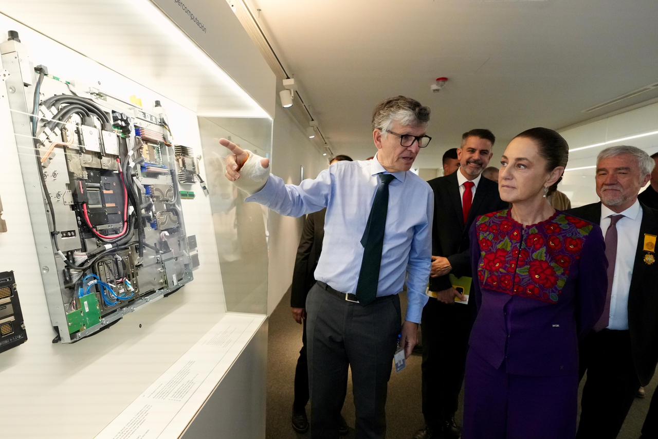 Visita Claudia Sheinbaum Centro Nacional de Supercomputación en Barcelona y fortalece cooperación con España