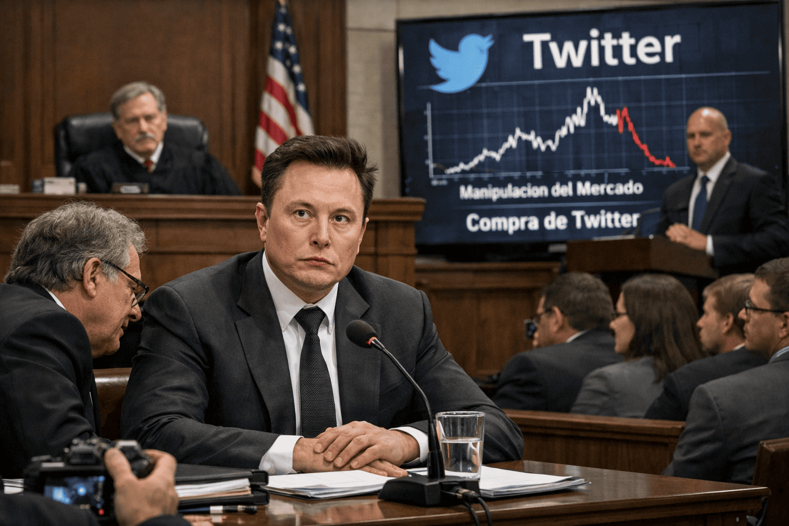 Comparece Elon Musk en juicio en San Francisco por presunta manipulación del precio de acciones de Twitter